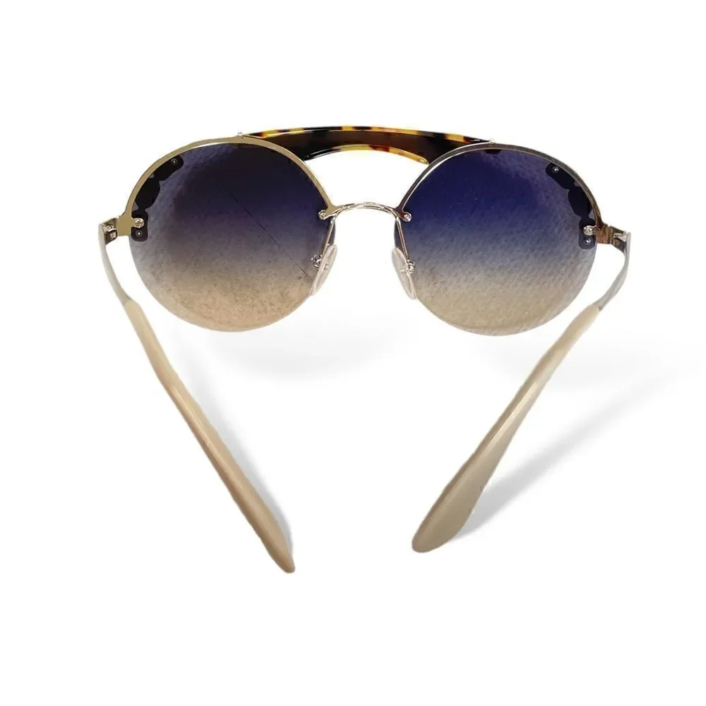 PRADA SPR 52U 23C-5R0 Light Havana Sunglasses